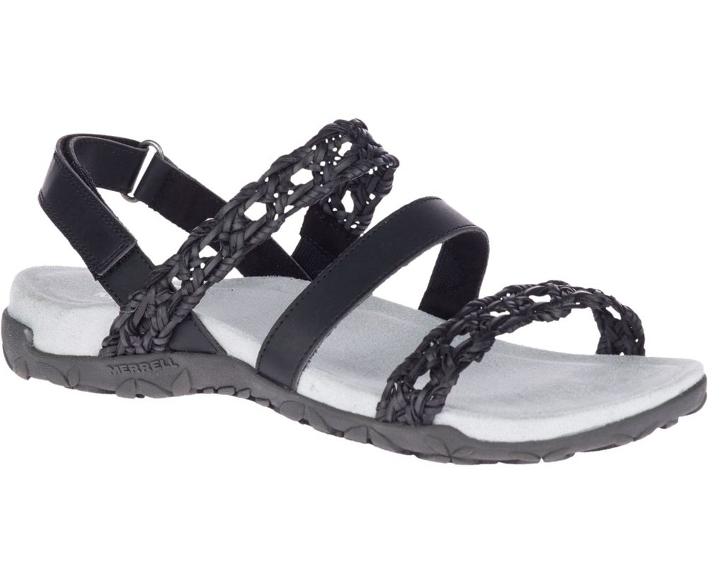 Sandálias Senhora - Merrell Terran Braid Slingback - Branco/Pretas - QWC214895